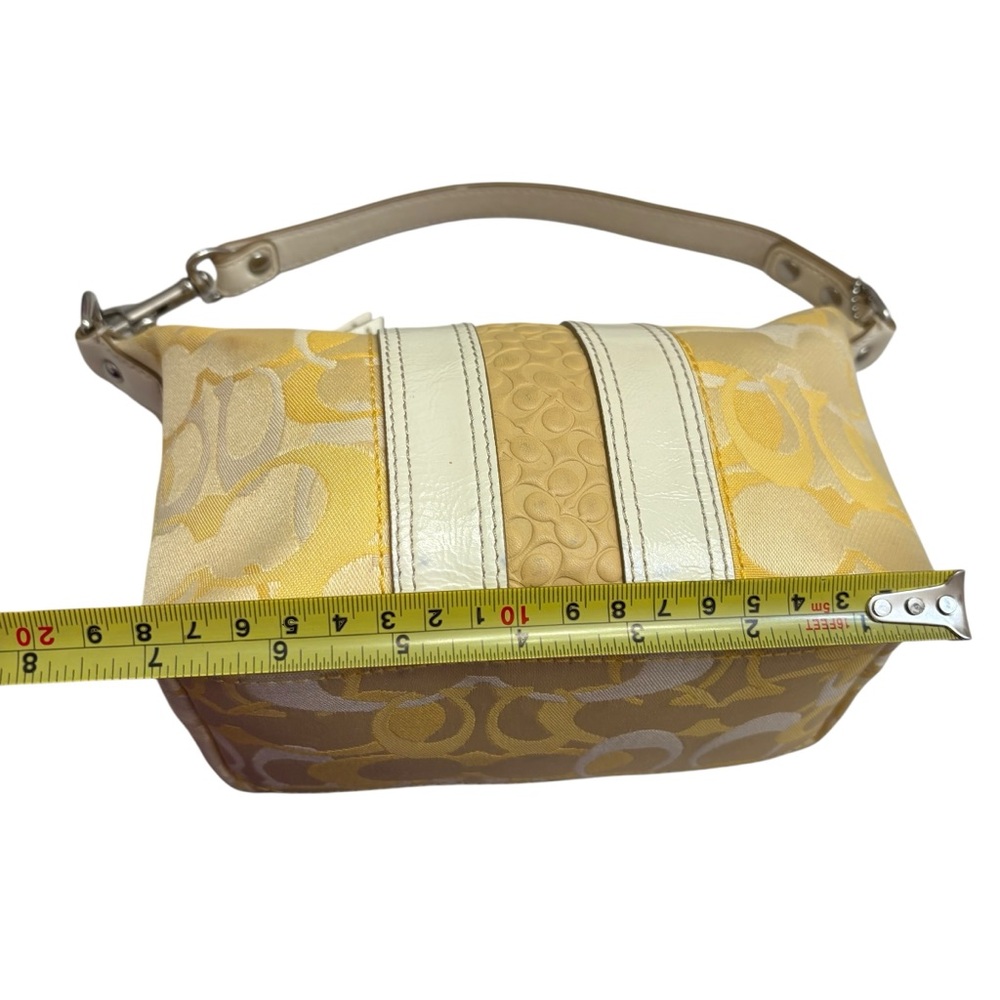 Coach vintage y2k yellow optic c mini bag RARE - Picture 9 of 12